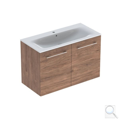 Koupelnová skříňka s umyvadlem Geberit Selnova 100x50,2x65,2 cm ořech hickory 501.262.00.1. obr. 1