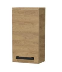 Koupelnová skříňka nízká s černou úchytkou SAT Cube Way 32,5x63x20 cm dub Hickory mat CUBE3CH32DH