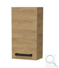 Koupelnová skříňka nízká s černou úchytkou SAT Cube Way 32,5x63x20 cm dub Hickory mat CUBE3CH32DH. obr. 1