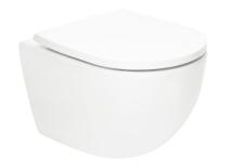 WC se sedátkem softclose závěsné SAT Fusion bílé vírové SATFUS010RTORP