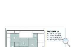 Dlažba Cir Cotto del Campiano rosso siena v dekoru modulare 39 červená - 1080849-006