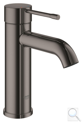 Umyvadlová baterie Grohe Essence New bez výpusti Hard Graphite 23590A01.