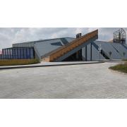 Zámková dlažba KOST. povrch hladký - barva šedá 3