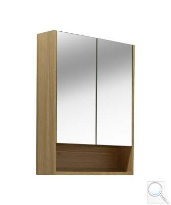 Zrcadlová skříňka Naturel Lucca 60x75 cm lamino dub LUCCA60CABD. obr. 1