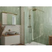 Sprchová zástěna Walk-in 80 cm SAT v barvě profilu zlatá lesk SATBWI80PRZ. obr. 13 