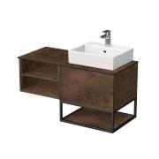 Koupelnová skříňka pod umyvadlo Naturel Oxo 110x58x50 cm měď mat OXO110P601ZKDSM. obr. 2 