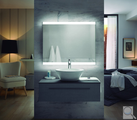 Zrcadlo s LED osvětlením Naturel 100x70 cm EMMA10070. obr. 1