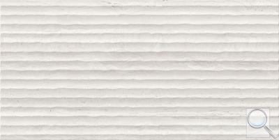 Dlažba Geotiles Stratos white dekor bílá