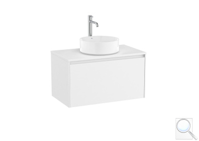 Koupelnová skříňka pod umyvadlo Roca ONA 79,4x44,3x45,7 cm bílá mat ONADESK801ZBM. obr. 1