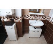 Koupelnová skříňka nízká Multi Praxis 33,5x25,5 cm bílá PAOLA35LP. obr. 3