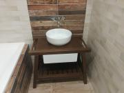 Koupelnová skříňka pod umyvadlo Naturel Solid 92x50 cm buk/bílá SIKONSAPM095 (obr. 3)