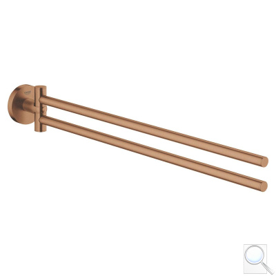 Držák ručníků Grohe Essentials kartáčovaný Warm Sunset G40371DL1. obr. 1