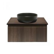 Koupelnová skříňka s krycí deskou SAT Evolution 78x30x44,8 cm ořech mat SATEVO80NAD. obr. 2 