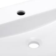 Umyvadlo na desku SAT Infinitio 60x40 cm otvor pro baterii uprostřed SATINF6040. obr. 3 