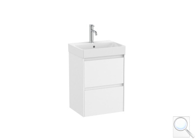 Koupelnová skříňka s umyvadlem Roca ONA 45x64,5x36 cm bílá mat ONA45ZK2ZBM. obr. 1