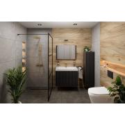 Koupelnová skříňka s umyvadlem SAT Delano 80x46 cm černá mat DELANO80ZCUM. obr. 3&nbsp;