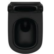 WC závěsné se sedátkem softclose Ideal Standard Tesi silk black mat zadní odpad T5361V3. obr. 6 