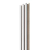 Obkladová Lamela Fineza Spline white 275 x 17,6 cm bílá