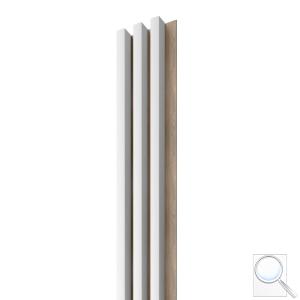 Obkladová Lamela Fineza Spline white 275 x 17,6 cm bílá
