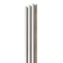Obkladová Lamela Fineza Spline white 275 x 17,6 cm bílá