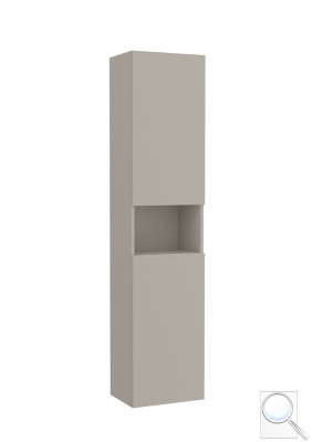 Koupelnová skříňka vysoká Roca Ona 40x175x30 cm písková mat A857636510. obr. 1