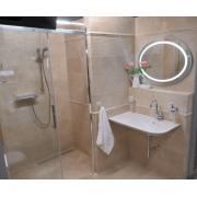 Zrcadlo s LED osvětlením Naturel Iluxit 65x85 cm ZIL8565OVLEDBV. obr. 3 