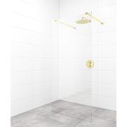 Sprchová zástěna Walk-in 100 cm SAT v barvě profilu zlatá SATBWI100ZAVZ.  (3)