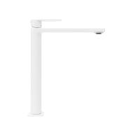 Vysoká umyvadlová baterie SAT B-Way bez výpusti bílá matná SATBSBW285B. &nbsp;(2)