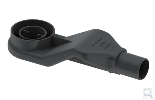 Sifon Tece Drainline plast černá 650004. 