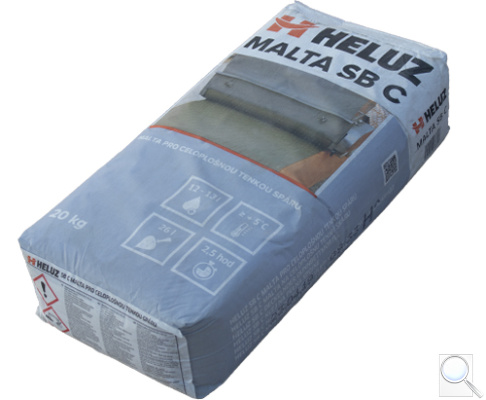 HELUZ SBC malta pro celoplošnou tenkou spáru 20 kg. obr. 1