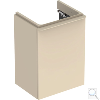 Koupelnová skříňka pod umyvadlo Geberit Smyle Square 44,2x62x35,6 cm, 49,2x62x40,6 cm, 53,6x62x43,3 cm šedá. pravá 500.350.JL.1, levá 500.351.JL.1