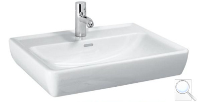 Umyvadlo Laufen Pro 65x48 cm otvor pro baterii uprostřed H8179530001041. obr. 1
