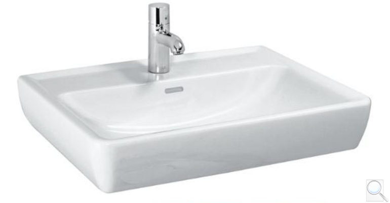 Umyvadlo Laufen Pro 65x48 cm otvor pro baterii uprostřed H8179530001041. obr. 1