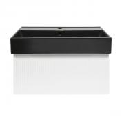Koupelnová skříňka s umyvadlem SAT Evolution 78x30x44,8 cm bílá mat SATEVO80WMU2B (obr. 3)