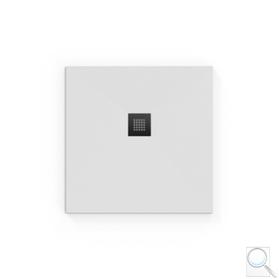 Sprchová vanička čtvercová SAT Alek 90x90 cm litý mramor SATALEK90QB. obr. 1