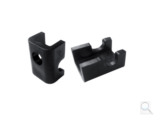 Příchytka panelů PILOFOR® CLASSIC ke konstrukci brány, PVC. 