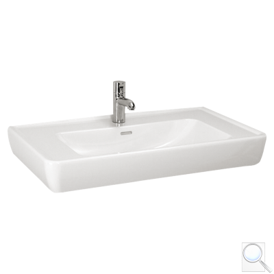 Umyvadlo Laufen Pro 85x48 cm otvor pro baterii uprostřed H8139560001041. 