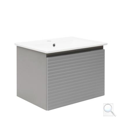 Koupelnová skříňka s umyvadlem Naturel Savona 58x43x44,8 cm šedá mat SAVONA60GM obr. 1