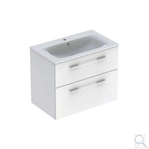 Koupelnová skříňka s umyvadlem Geberit Selnova 80x50,2x65,2 cm bílá lesk 501.240.00.1 obr. 1