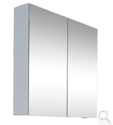Zrcadlová skříňka SAT B-Way 80x75x15 cm lamino BWAY80CABW. obr. 1