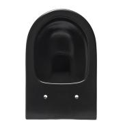WC závěsné SAT Infinitio včetně sedátka softclose, zadní odpad SATINF011RREXPBKM. obr. 6 
