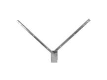 Bavolet Zn 60x40 mm, oboustranný V