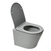 WC se sedátkem softclose závěsné SAT Infinitio šedá mat zadní odpad SATINF010RREXPLGRM (obr. 4)