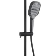 Sprchový systém SAT na stěnu s termostatickou baterií černá matná SATSSTZC. (3)