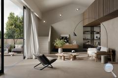 Dlažba Porcelaingres Dune amber šedá - 