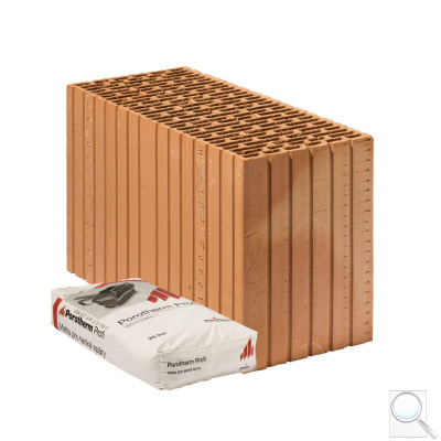 Cihla Porotherm 44 Profi R - Broušená. obr. 1