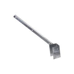 Bavolet na čtyřhranný sloupek PILOFOR® 60 × 60 mm, jednostranný, vnitřní, Zn