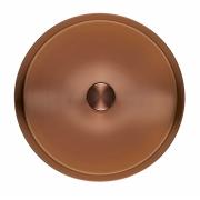 Umyvadlo na desku v barvě rose gold SAT Aurum 38x38 cm bez přepadu SATAUR3838BRG. obr. 2