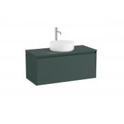 Koupelnová skříňka pod umyvadlo Roca ONA 99,4x44,3x45,7 cm zelená mat ONADESK1001ZZM (obr. 2)