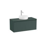Koupelnová skříňka pod umyvadlo Roca ONA 99,4x44,3x45,7 cm zelená mat ONADESK1001ZZM. obr. 2 
